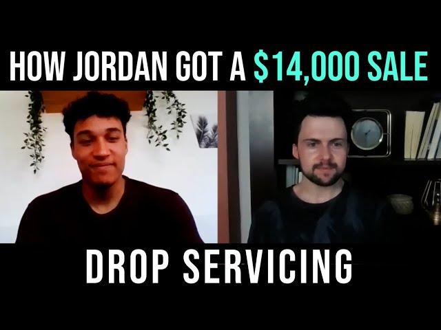 Drop Servicing Blueprint Review - How Jordan Got A $14,000 Sale Drop Servicing