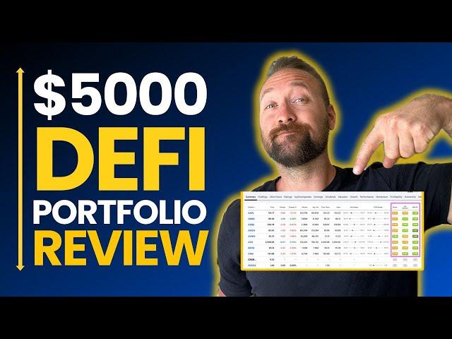 Reviewing a $5K Defi Portfolio (Crypto Passive Income)