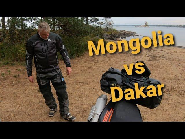 Mongolia vs Dakar Pants, the Catwalk Review - Motorcycle Gear from Adventure Spec and KLIM