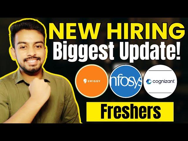 Swiggy, Infosys , Cognizant Urgent Hiring | Direct OFF Campus Drive For 2025, 2024, 2023 Batch | Job