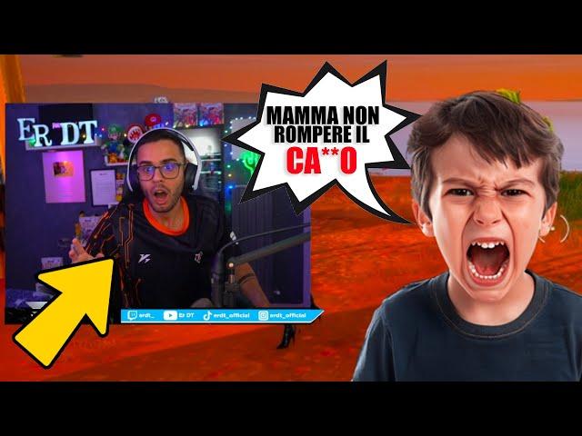 INCONTRO un BAMBINO che URLA CONTRO la MADRE e LA SORELLA come un PAZZO su FORTNITE!