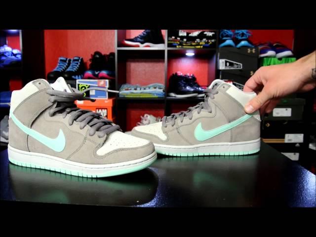 Nike Dunk High Pro SB Soft Grey/ Medium Mint