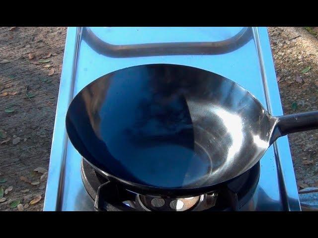 Burning and Seasoning your Wok Step-by-Step Tutorial