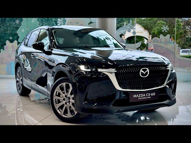 First-Ever MAZDA CX-60 - Luxury Crossover SUV (Jet Black Mica)