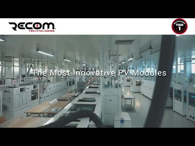 RECOM TECHNOLOGIES | FRENCH MODULE MANUFACTURER