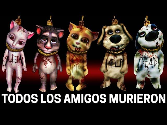 TODOS LOS AMIGOS MURIERON  - My Talking Tom Friends - AMONG US