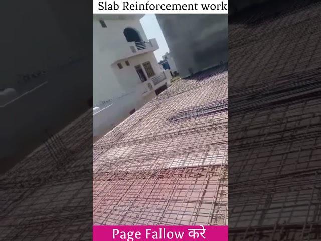 Slab Reinforcement Work, Steel Work in slab #slab #reinforcement #site #civil #engineer #civil