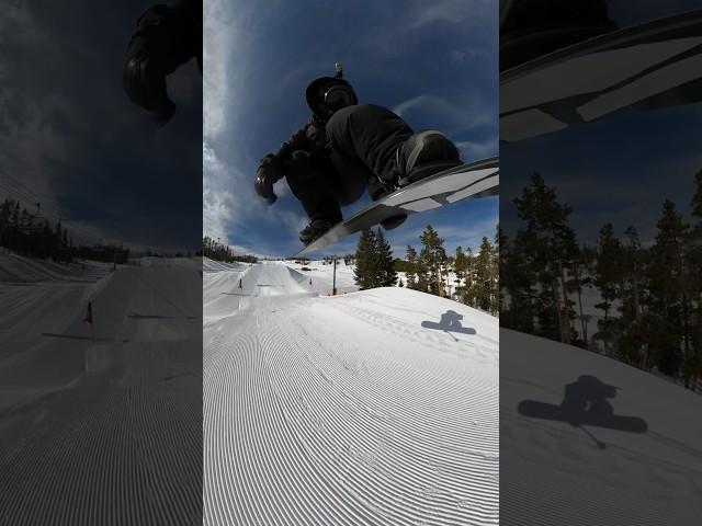 Melancholy Grab Straight Air | Snowboarding in the Terrain Park with Trailer Tom