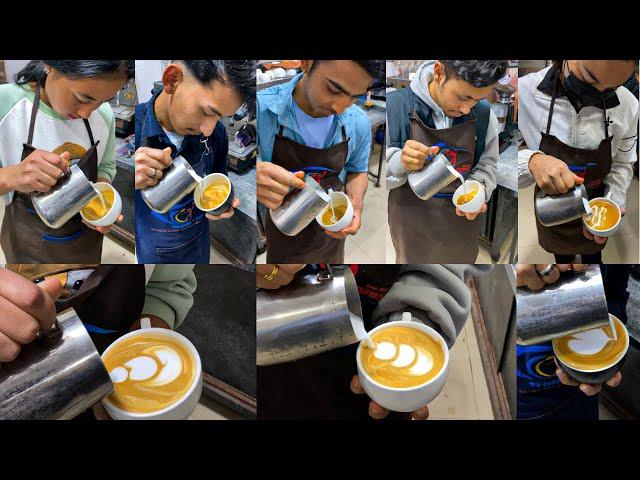 BARISTA TRAINING FOR BEGINNERS || DAY IN THE LIFE OF BARISTA || COFFEE ART FOR BEGINNERS