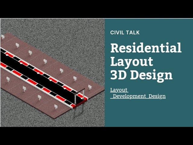 Residential Layout Design Explanation| Concept of Residential Layout | Plot Development work