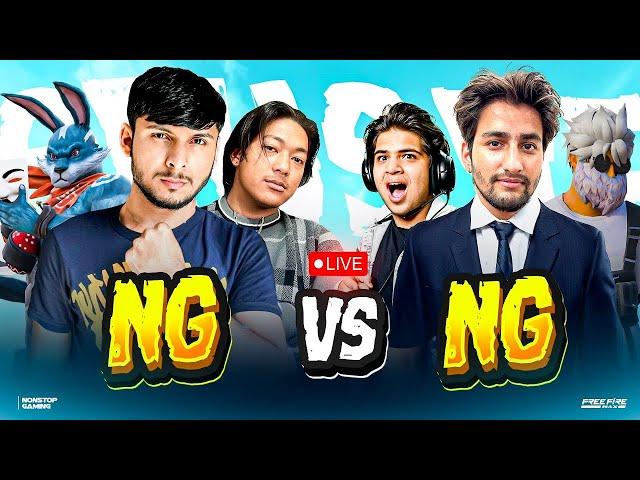 NG VS NG  BEST OF 10 PRACTICE MATCHES  #nonstopgaming #freefire