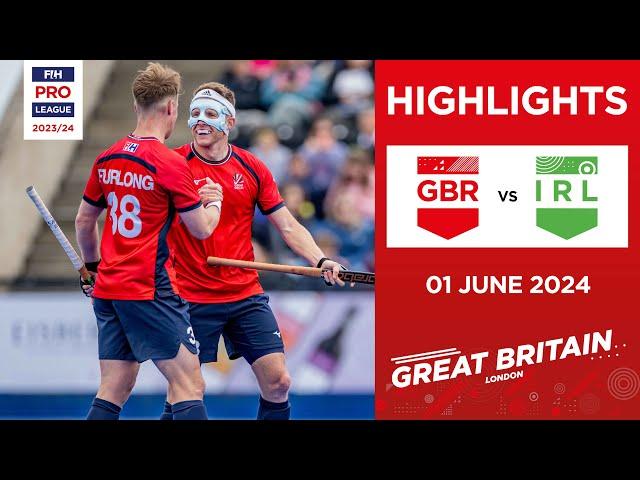 FIH Hockey Pro League 2023/24 Highlights - Great Britain vs Ireland (M) | Match 1