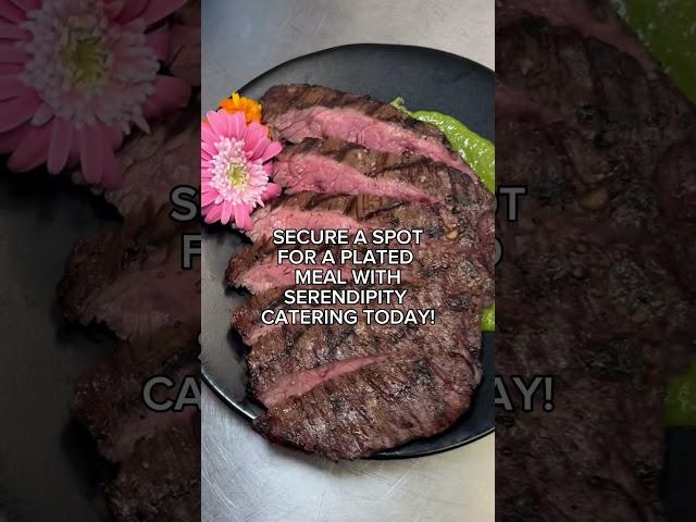 Plated perfection starts here. Secure yours with Serendipity Catering!