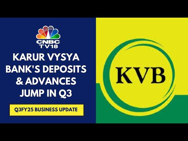 Karur Vysya Bank's CASA Jumps 4.5% YoY To ₹28,167 Cr In Q3, Advances Surge 14% YoY To ₹82,842 Cr