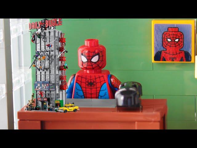 Building the new LEGO Daily Bugle 76178