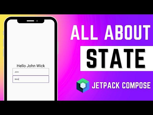 How to manage State in Jetpack Compose  | Android Studio | 2024