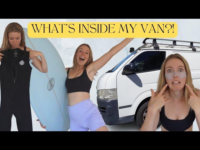 SURF gear I keep in my VAN!