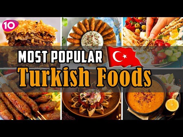 Top 10 Most Popular Turkish Foods || Turkish Traditional Food || Istanbul Street Foods || OnAir24