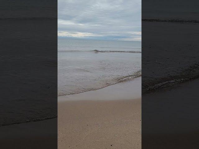 Lake Michigan ripples on a calm day