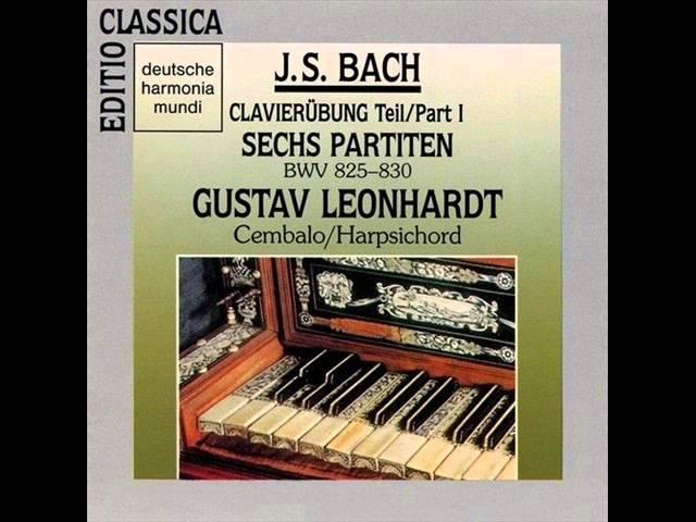 Leonhardt, Bach, ex Bwv 826