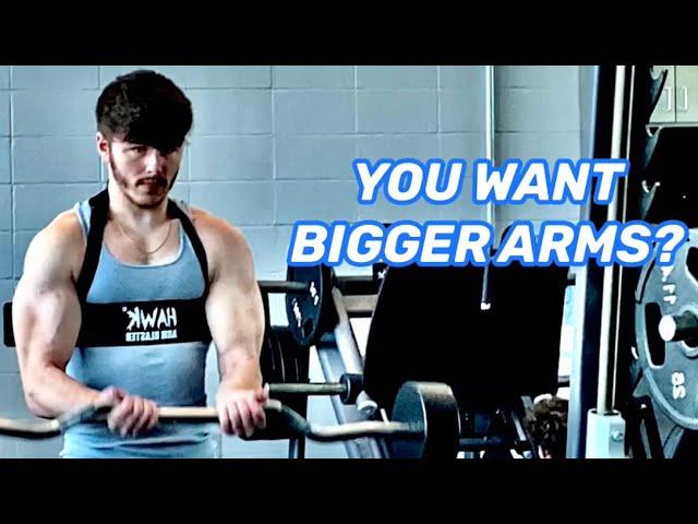 WHAT I DO TO GET BIGGER ARMS!