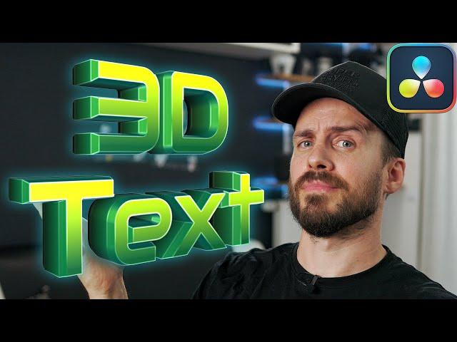 EASY 3D Tittles in DaVinci Resolve 17 & 18