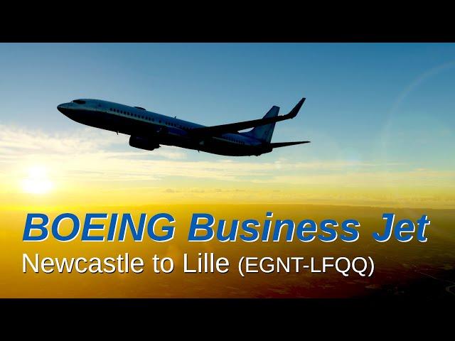 The Ultimate Business Class - Flying a private Boeing to France - XP12 & Zibo