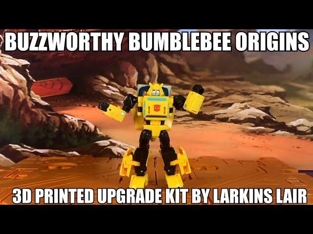 Transformers Buzzworthy Bumblebee Origins 3D Printed Upgrade Kit by Larkins Lair Review