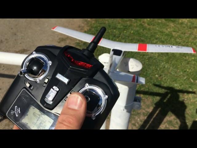 Cessna 182 model. Beginners how to fly tutorial JAYCAR