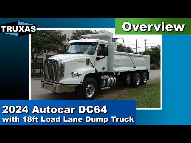 Overview: 2024 Autocar DC64 with 18ft Load Lane Dump Truck