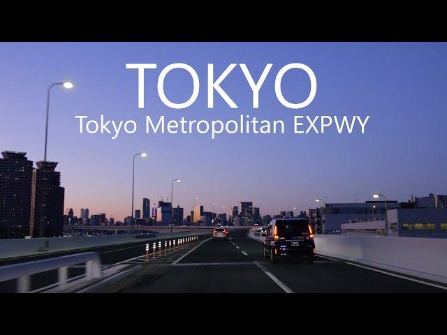 Tokyo Met. EXPWY Night Drive 4K | Funaboribashi - Rainbow Bridge - Ikebukuro - Harumi