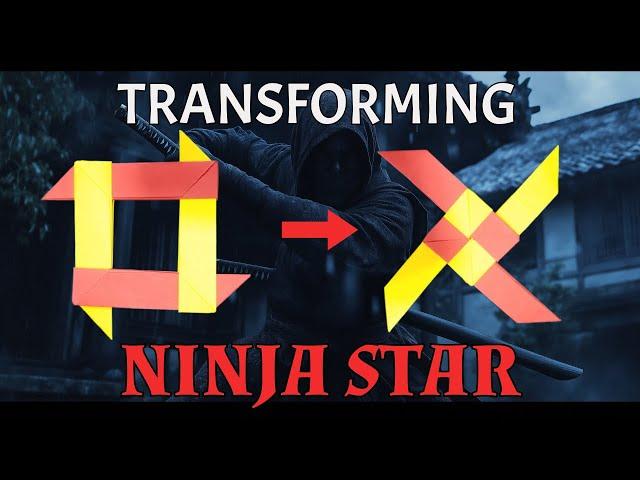 How to Make Origami Transforming Ninja Star (Shuriken) – Easy Step-by-Step Tutorial