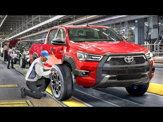 Inside Massive Factory Producing Indestructible Toyota Hilux Pickup Trucks