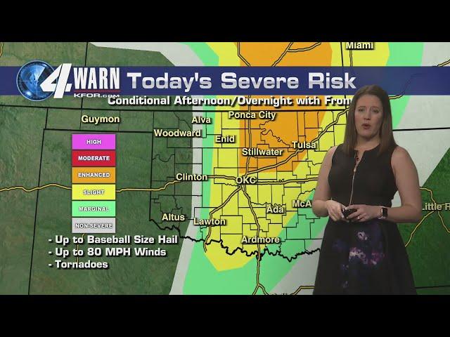 Risk for severe weather on Friday