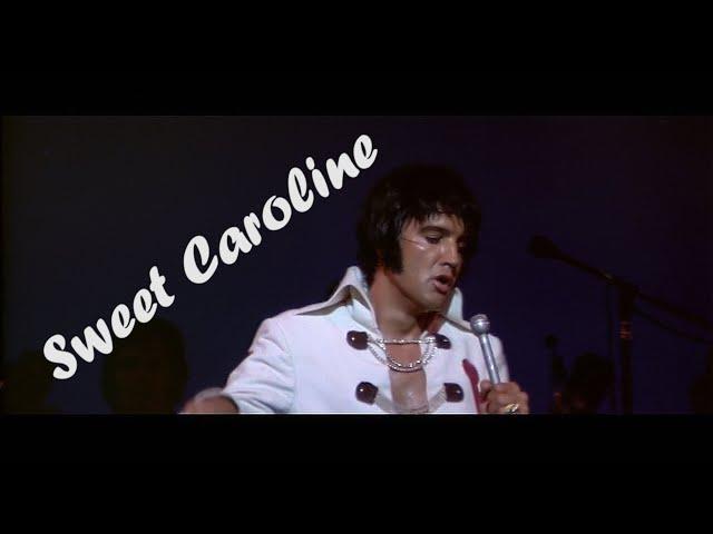 ELVIS PRESLEY - Sweet Caroline  (Las Vegas 1970) New Edit 4K