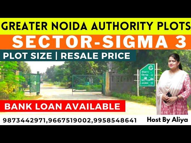 Sigma 3 Greater Noida | Greater Noida Authority Plots | Residential Plots In Greater Noida | Price ?