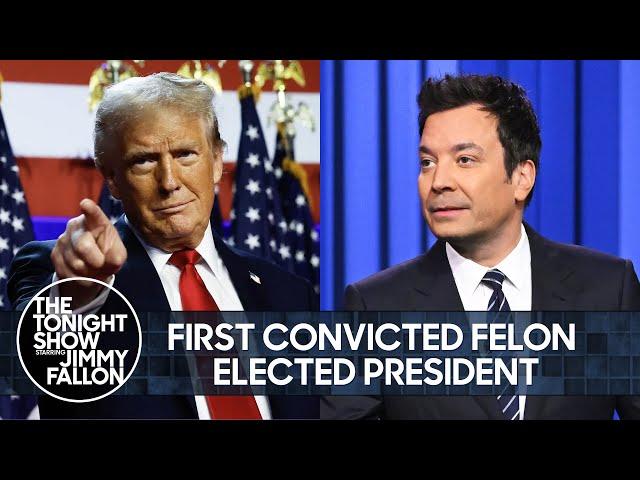 Trump Is America's First Convicted Felon Elected President, Drops Voter Fraud Claims Post-Win