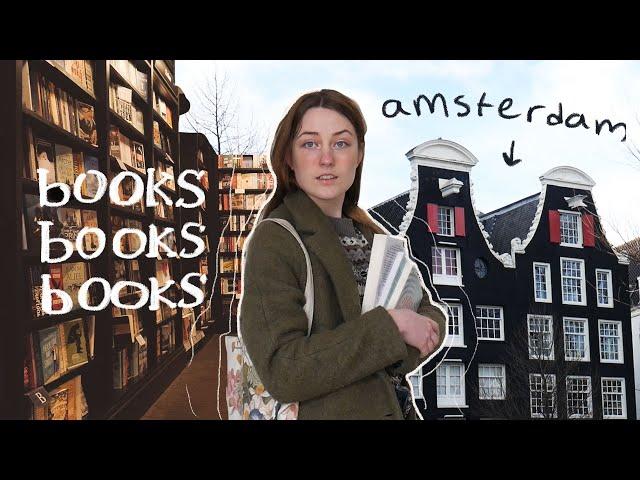 come book shopping with me in Amsterdam  + book haul