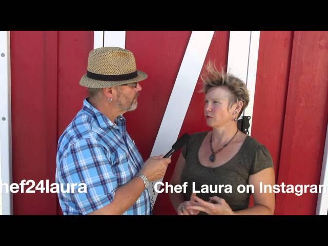 Chef Laura talks about As You Like It Products and Catering at the Comox Valley Farmers' Market