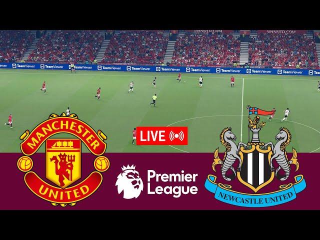 [LIVE] Manchester United vs Newcastle United Premier League 24/25 Full Match - Video Game Simulation