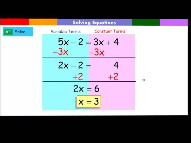 Solving Equation with variables on both sides of the equation