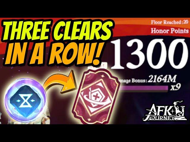 We CLEARED FLOOR 20 of Labyrinth AGAIN! HASTE RELIC Gave Us HEALTH SHIELD! AFK Journey Guide