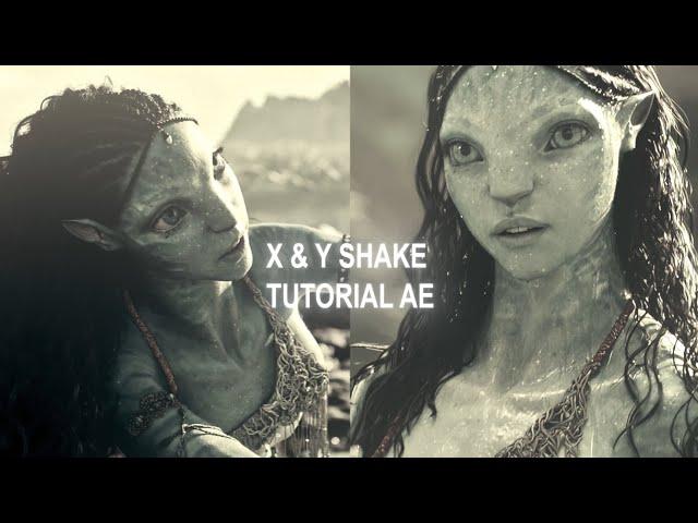 x & y shake tutorial | after effects