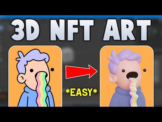 How To Make Good 3D NFT Art For FREE (Easy Tutorial)