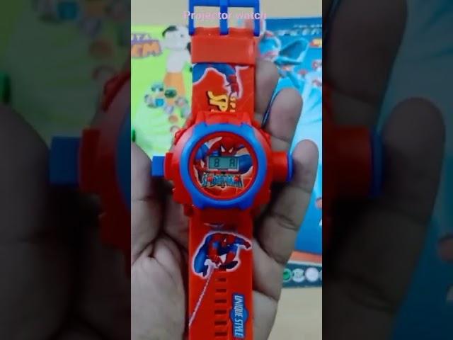 Projector watch Spiderman,ben10,digital light 24 images|smart watch#shorts #watch