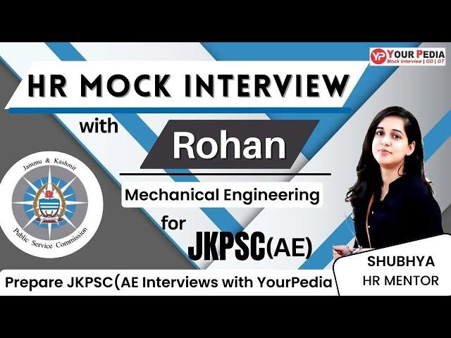 HR Mock interview for JKPSC(AE) Interview | ME | Prepare interviews Preparation with YourPedia