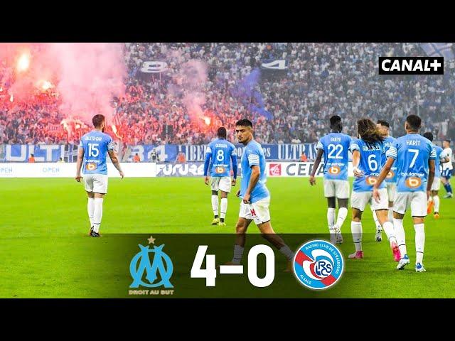 OM 4-0 Strasbourg (2022) • Grand Format d’un match HISTORIQUE  • Canal + • HD