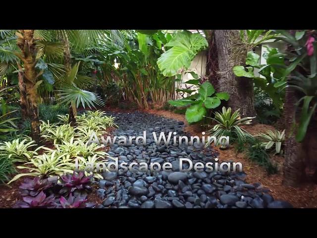 Tropical Modern Landscape Design, Miami Florida Residence