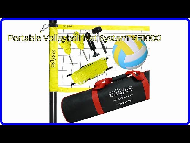 REVIEW (2024): Portable Volleyball Net System VB1000. ESSENTIAL details.