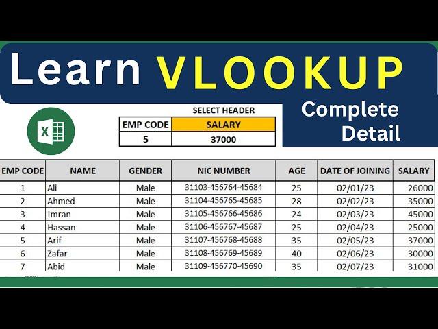 How to use vlookup in excel | Excel Vlookup | AR Computer Guide